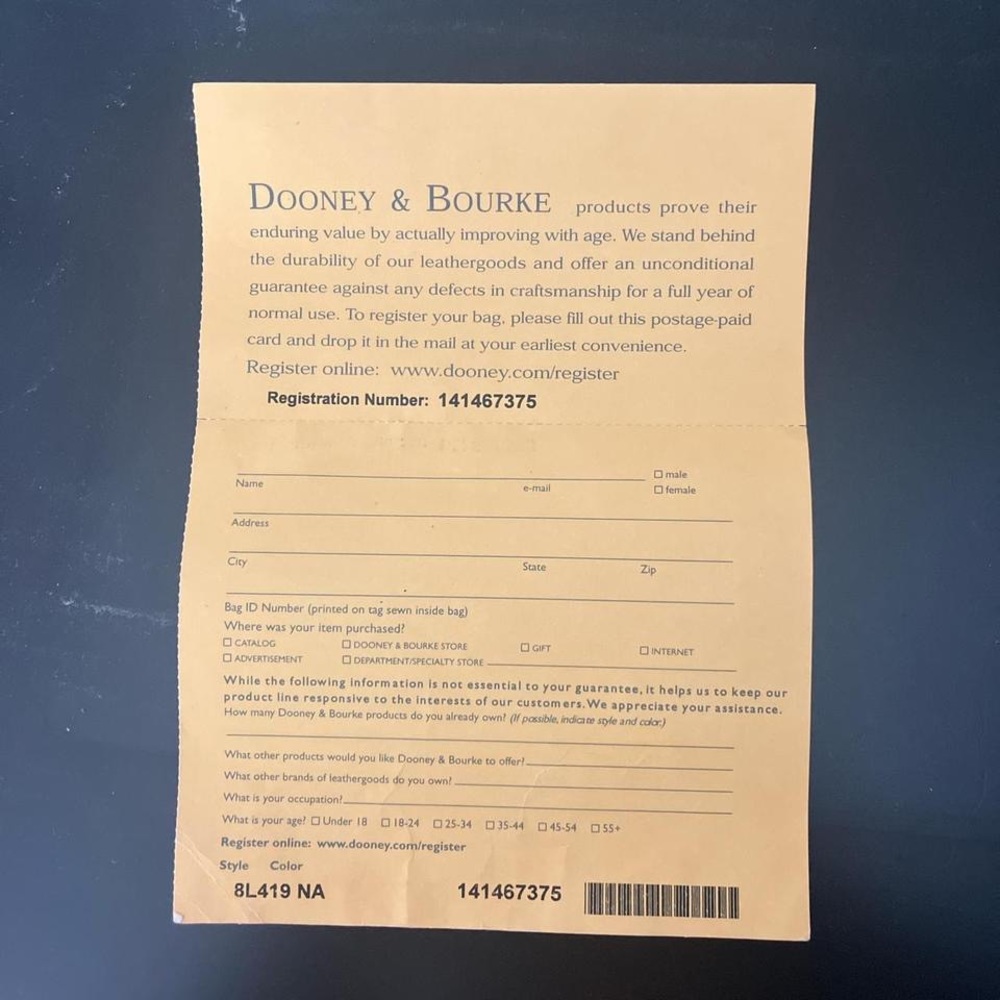 Dooney & Bourne Natural Clayton Satchel - Picture 6 of 8